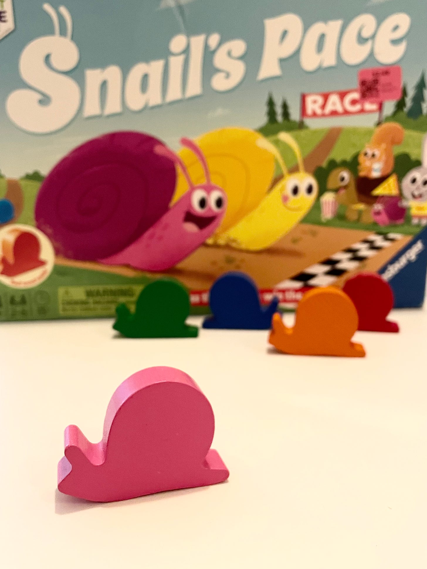 Snail's Pace Race board game