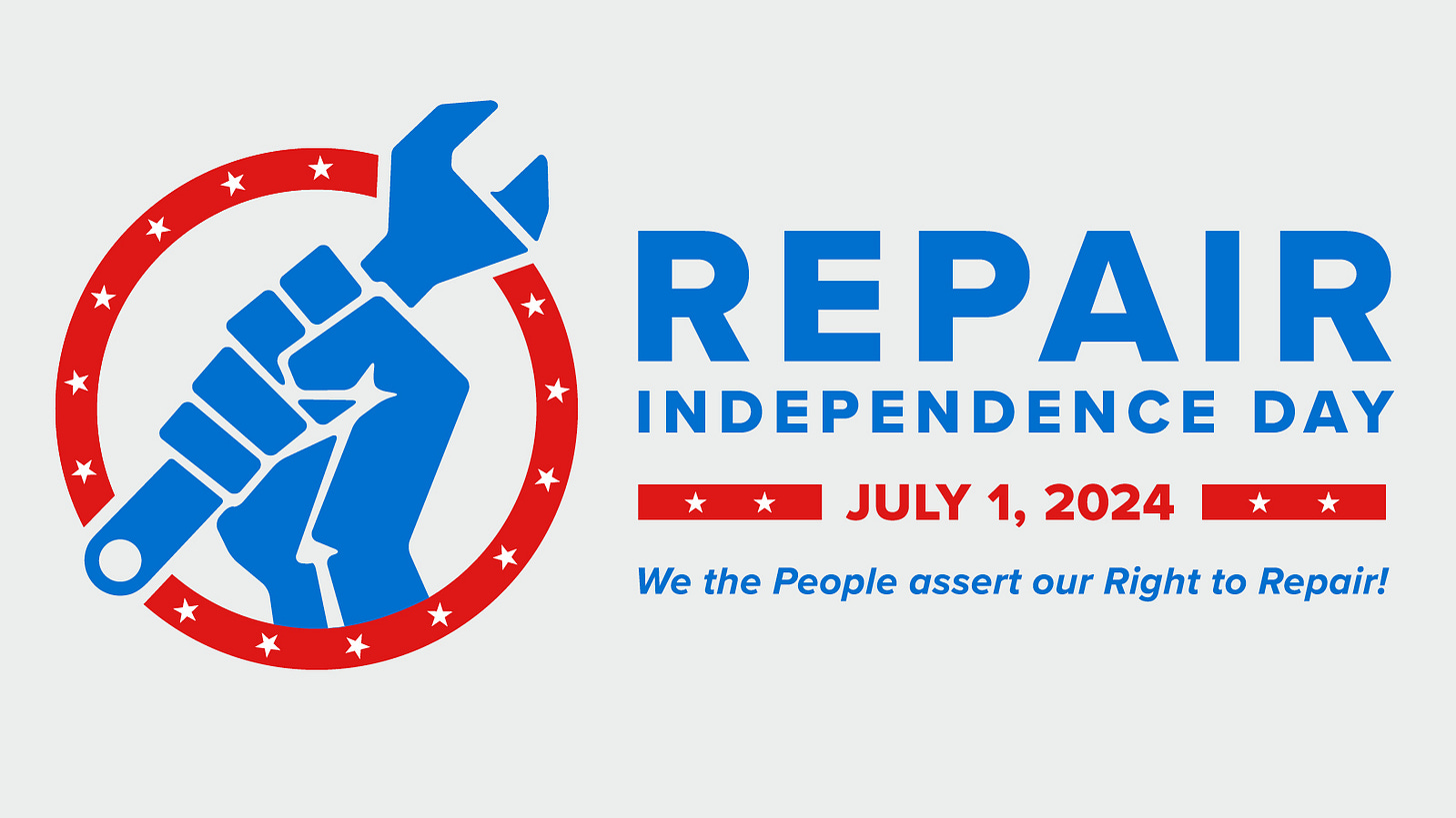 Repair.org Repair Independence Day