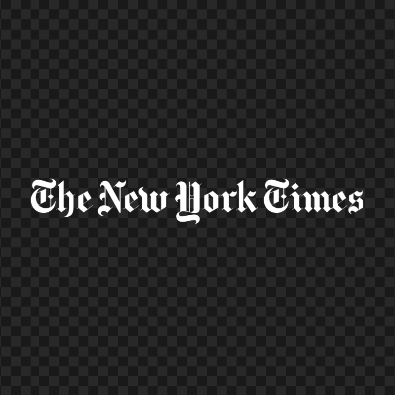 The New York Times White Logo HD PNG | Citypng