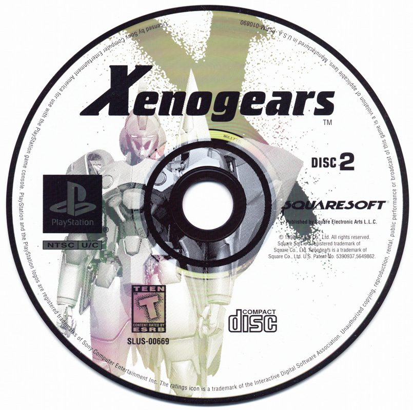 Xenogears cover or packaging material - MobyGames