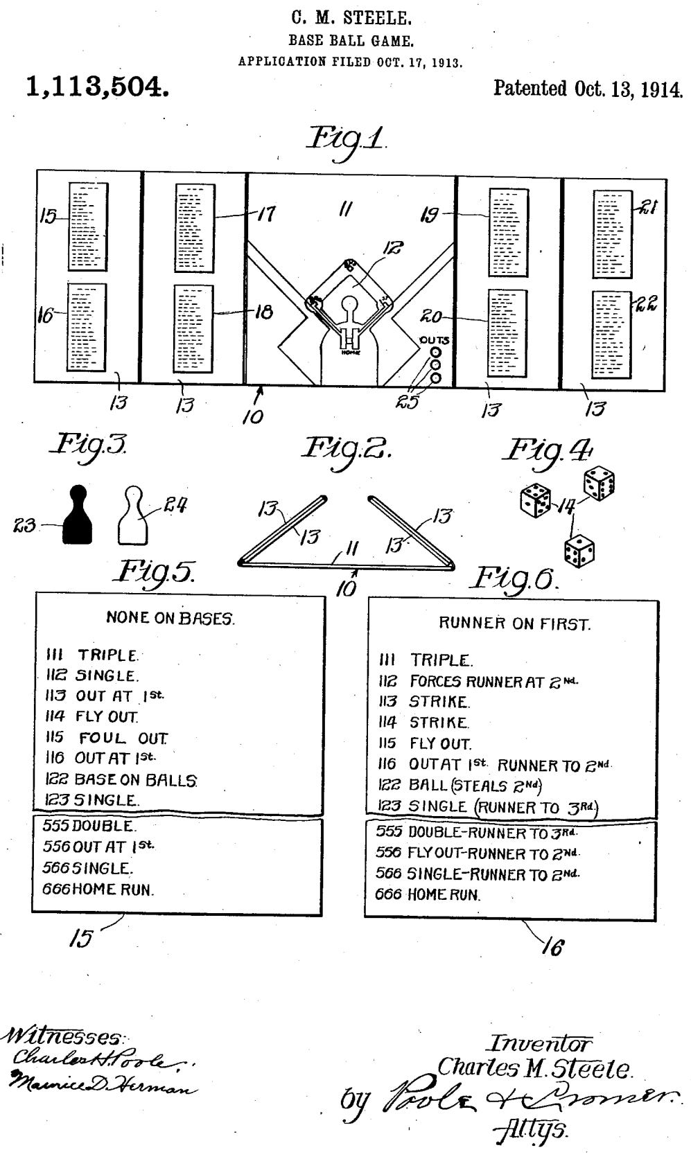 Charles M Steele Patent