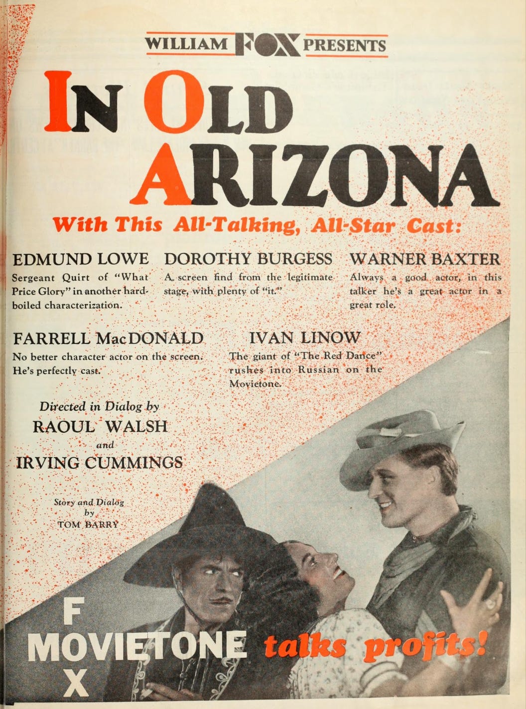 Original advertisement for In Old Arizona