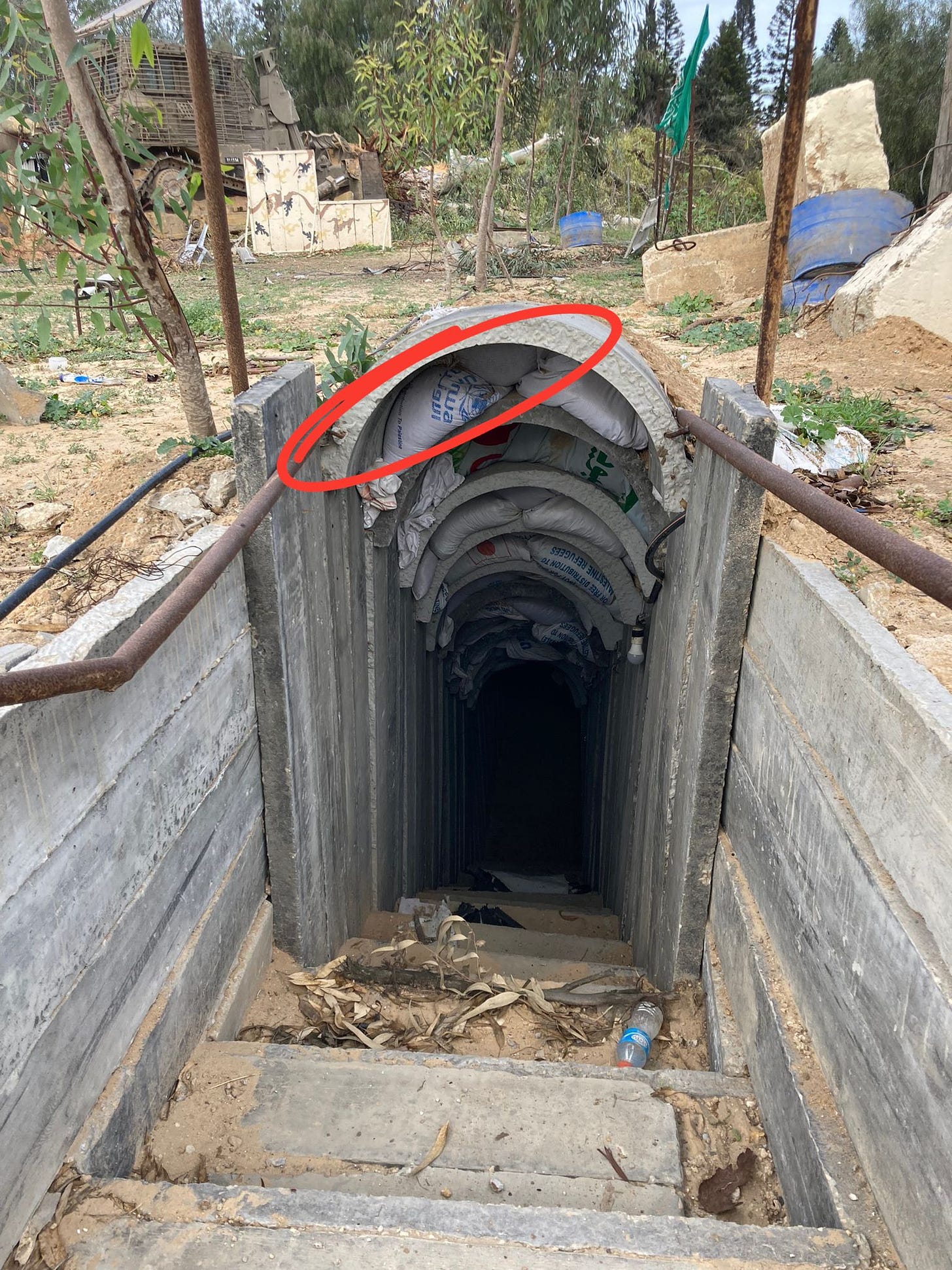 Hananya Naftali on X: "Hamas built a terror tunnel using UNRWA cement bags  in civilian neighborhoods. https://t.co/GfeWYXzmMP" / X