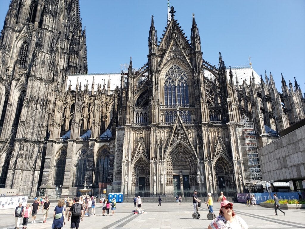 Cologne cathedral - side view