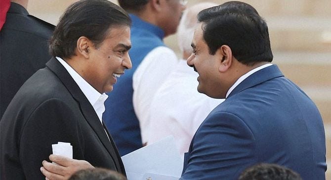 Mukesh Ambani overtakes Gautam Adani to become richest Indian in the world  