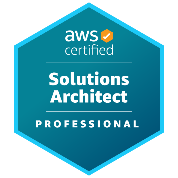 AWS Certified Solutions Architect - Professional badge.