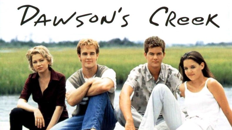 Antes e Depois do elenco da série "Dawson's Creek" - cine