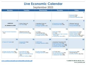 The Economic Week Ahead: September 11-15