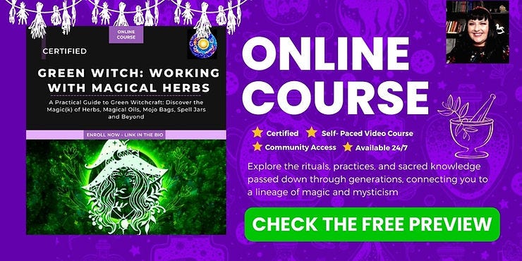 green witch online course