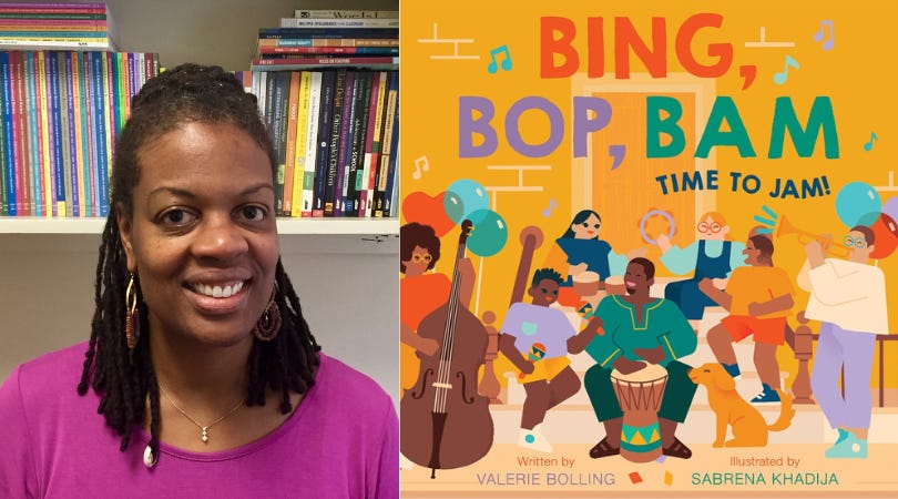 Picture of Valerie Bolling and Bing, Bop, Bam book cover