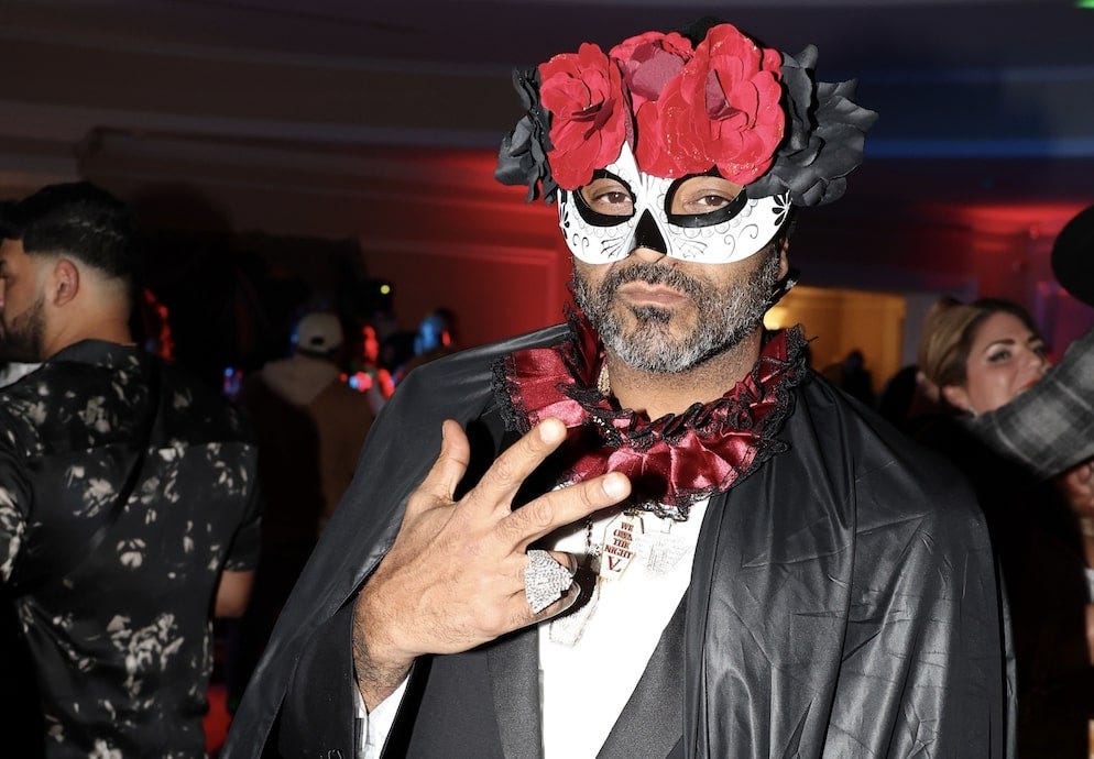Jim Jones' Vampire Costume Gets Clowned Online: "Bent Black Force Energy"