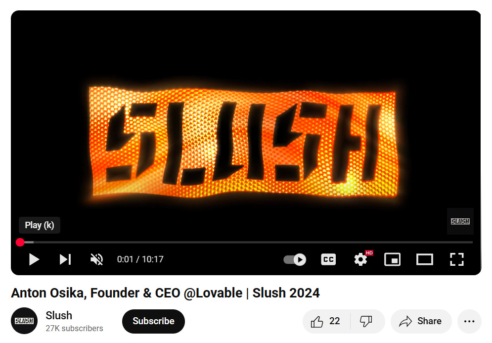 How Lovable used events to grow Slush