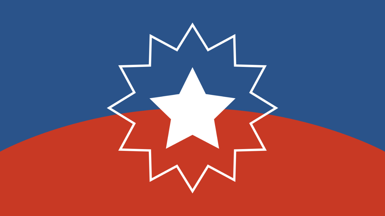 An image of the juneteenth flag / logo