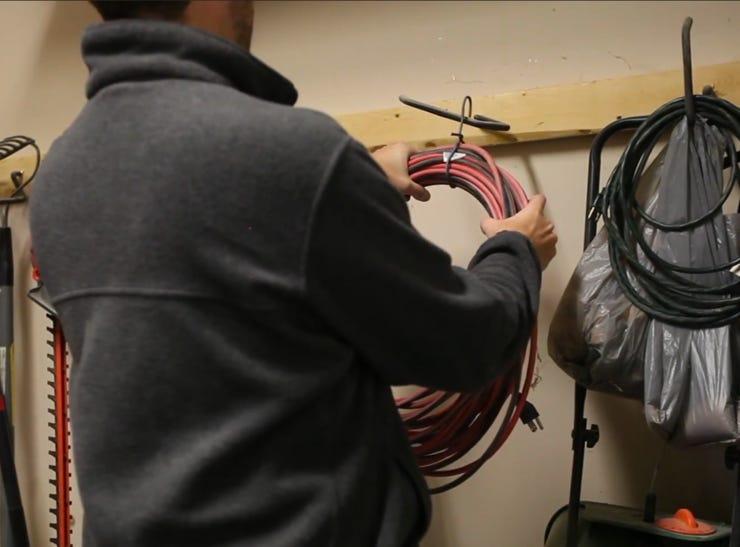 Organize your gear with DIY ties.