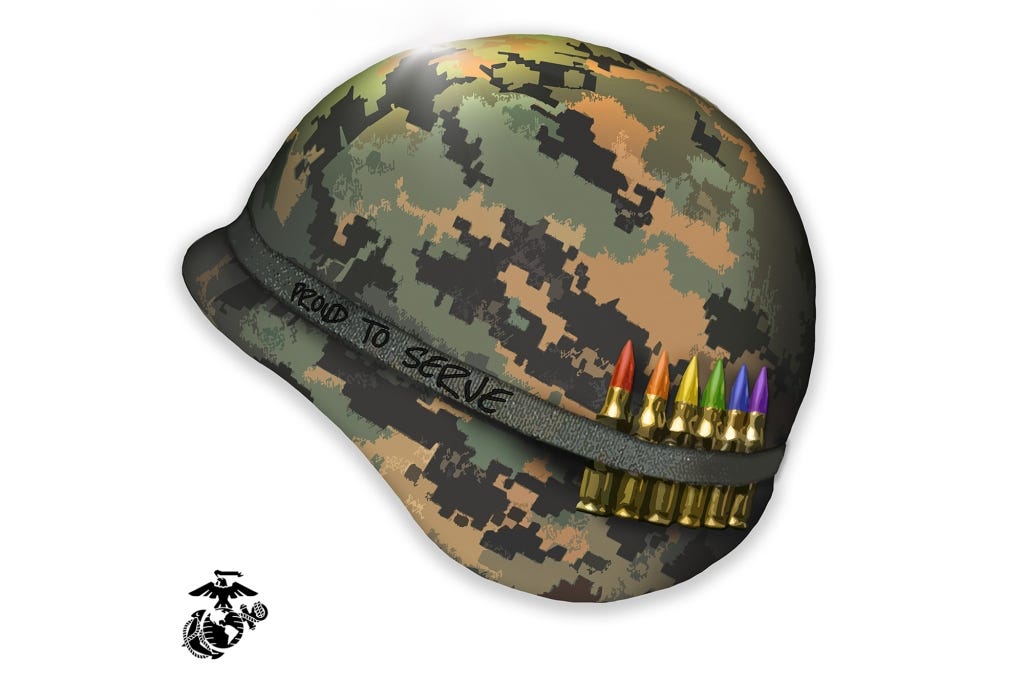 USMC Pride Helmet
