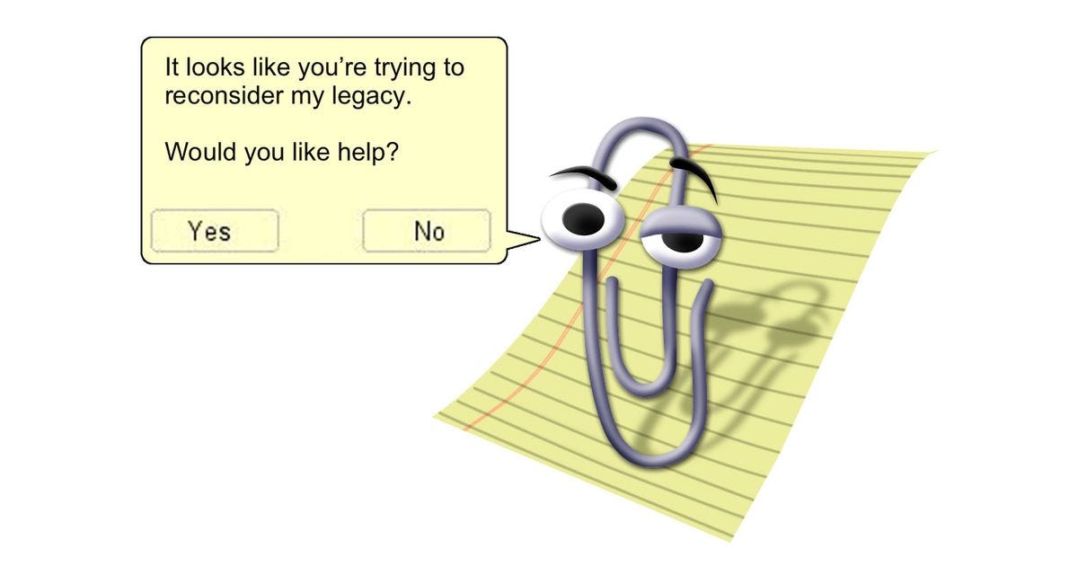 Clippy Didn't Just Annoy You — He Changed the World