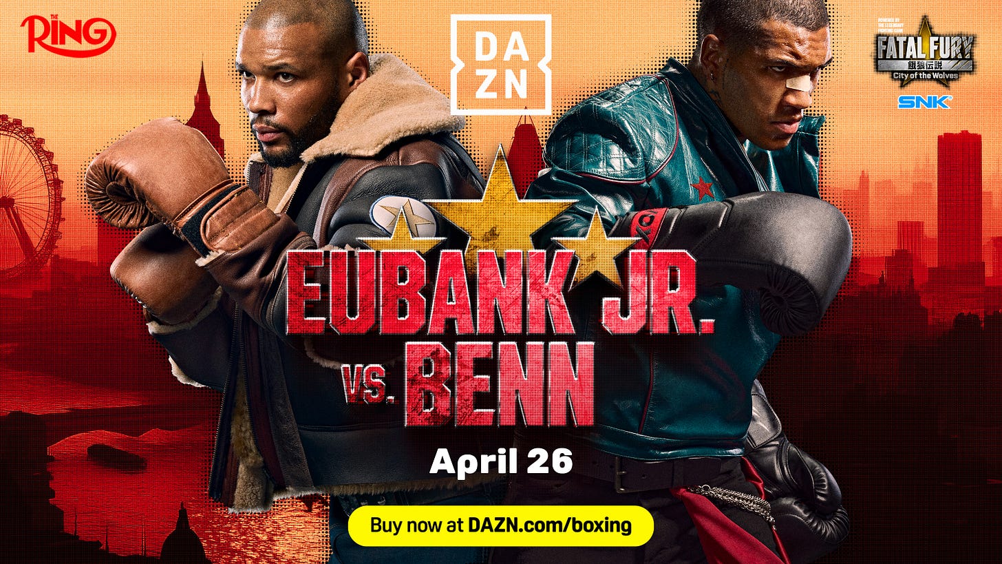 WIN! Two tickets to the Eubank Jr vs Benn fight with DAZN! – talkSPORT |  talkSPORT