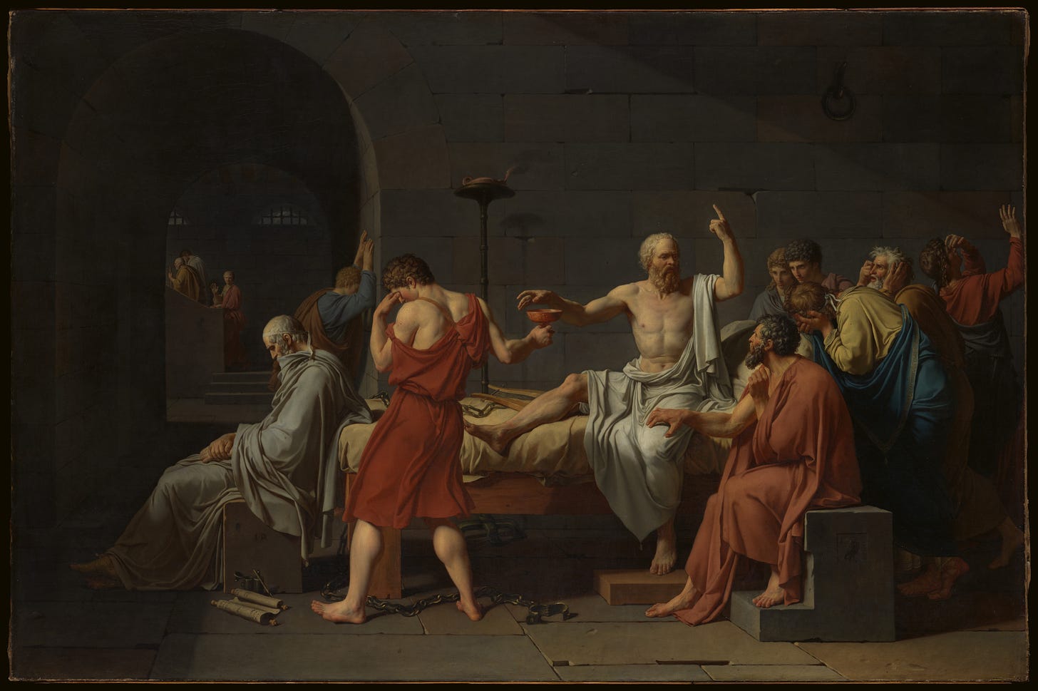 Jacques Louis David | The Death of Socrates | The Metropolitan Museum of Art