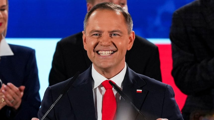 Right-wing candidate Karol Nawrocki wins Poland's presidential election -  ABC News