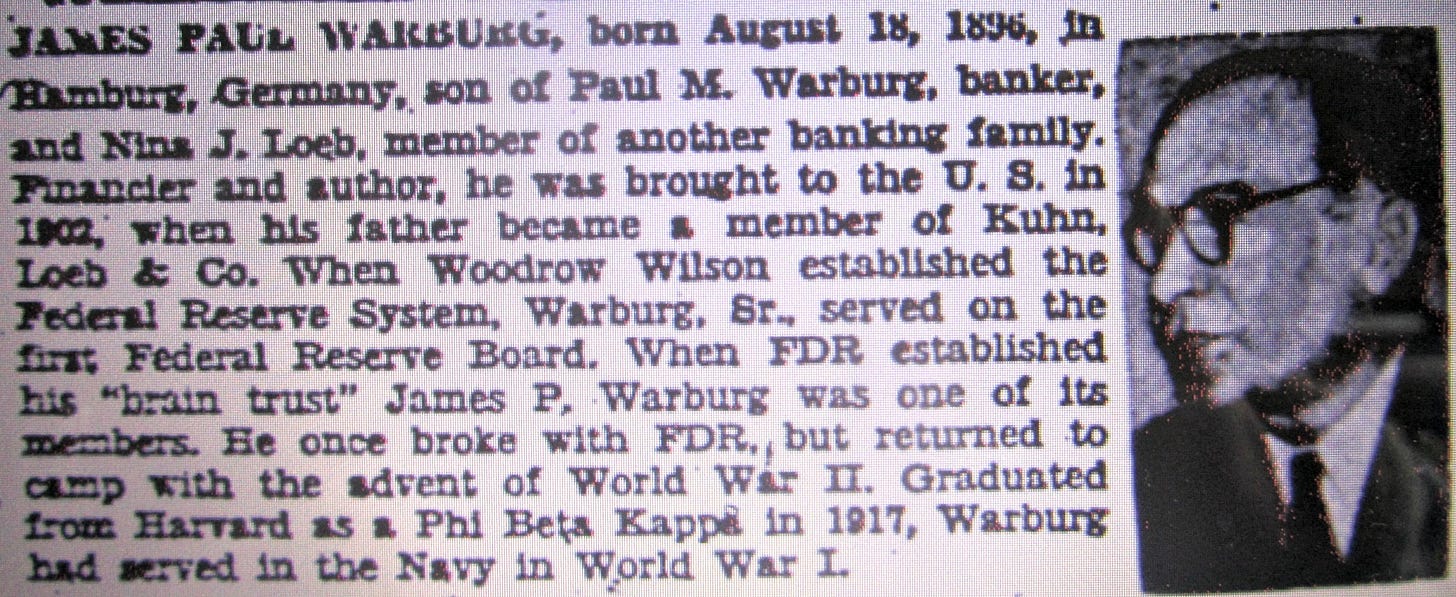 James Paul Warburg (1896-1969) - Find a Grave Memorial