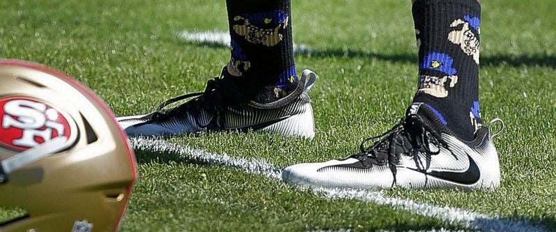 a case of socks for kaepernick