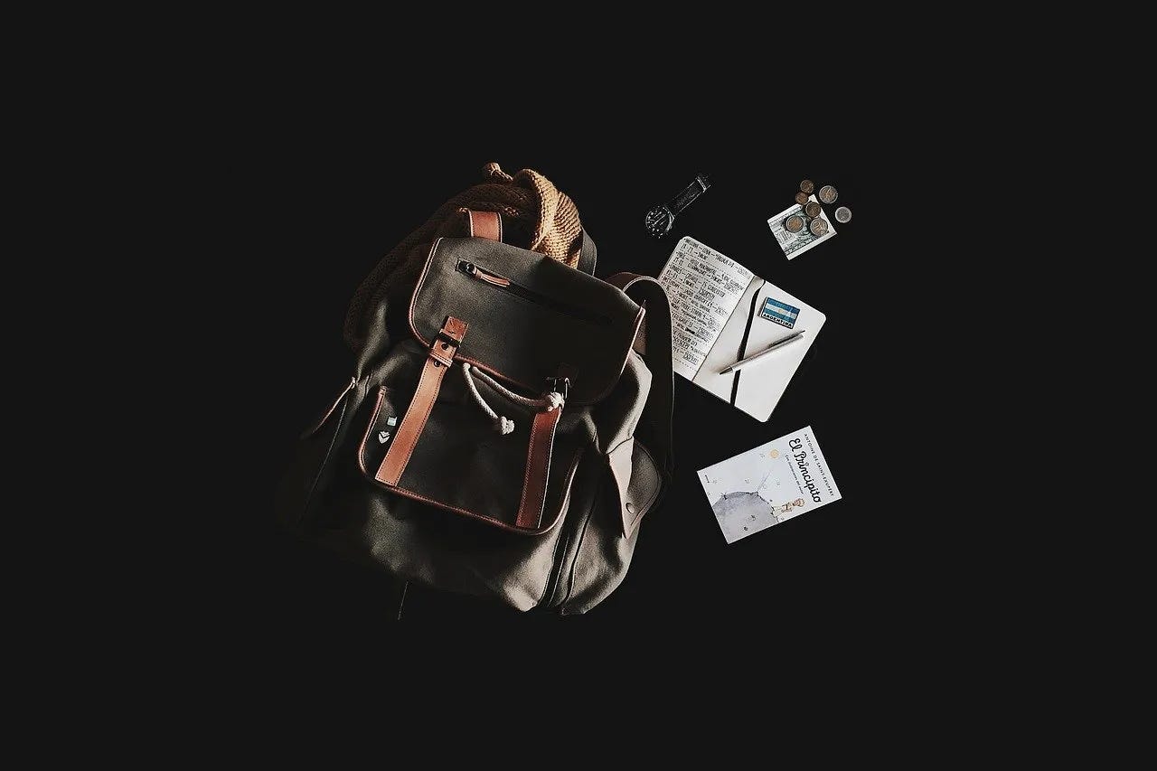 A travelling bag
