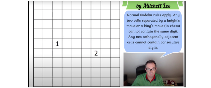 Um Sudoku milagroso que proporciona orgasmos intelectuais para quem o resolve. Recomendo parar o que está fazendo para assistir.