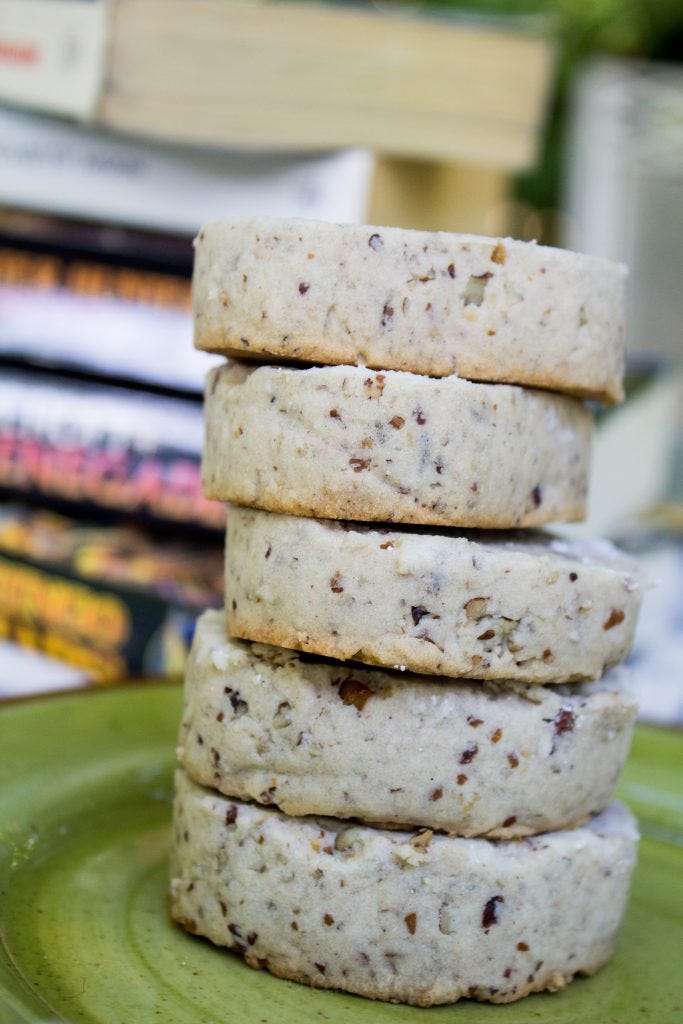 Pecan Sandies! With lots and lots of nuts. 