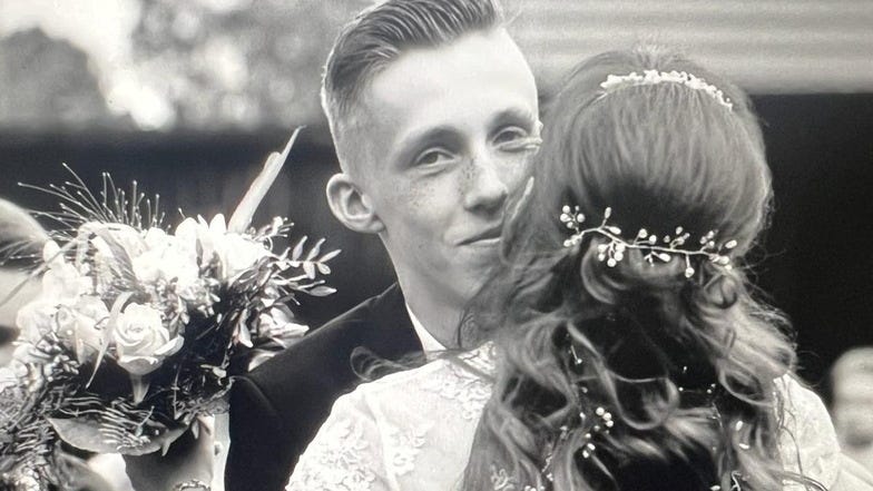 Moritz Wechler bei einer Hochzeit.