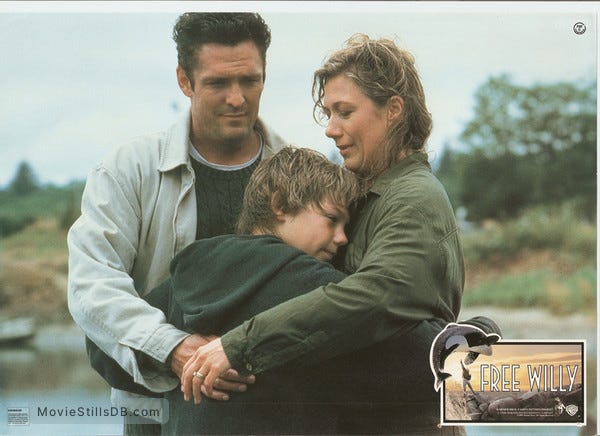 Free Willy - Lobby card with Michael Madsen & Jayne Atkinson