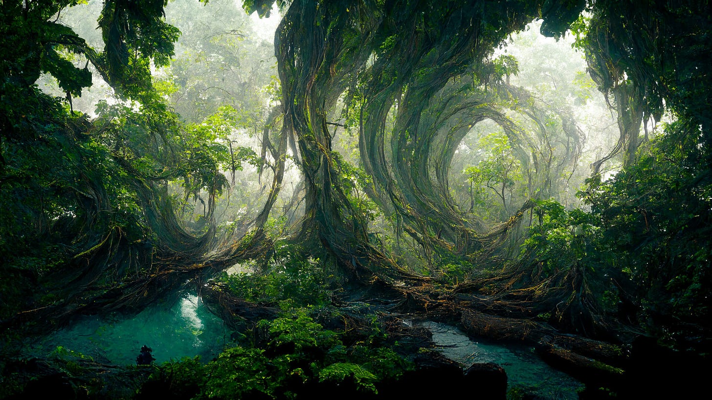 ArtStation - Spiraling Forest