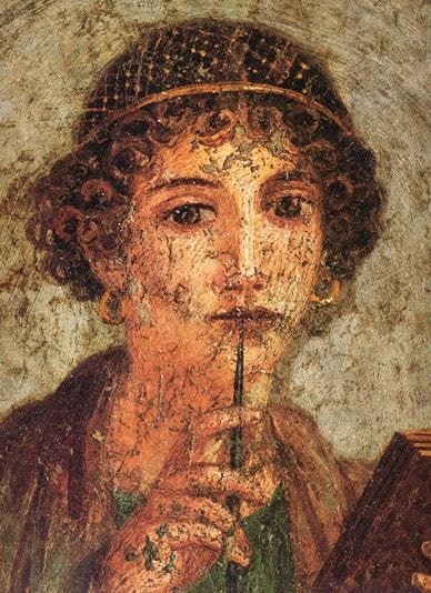 Sappho mosaic