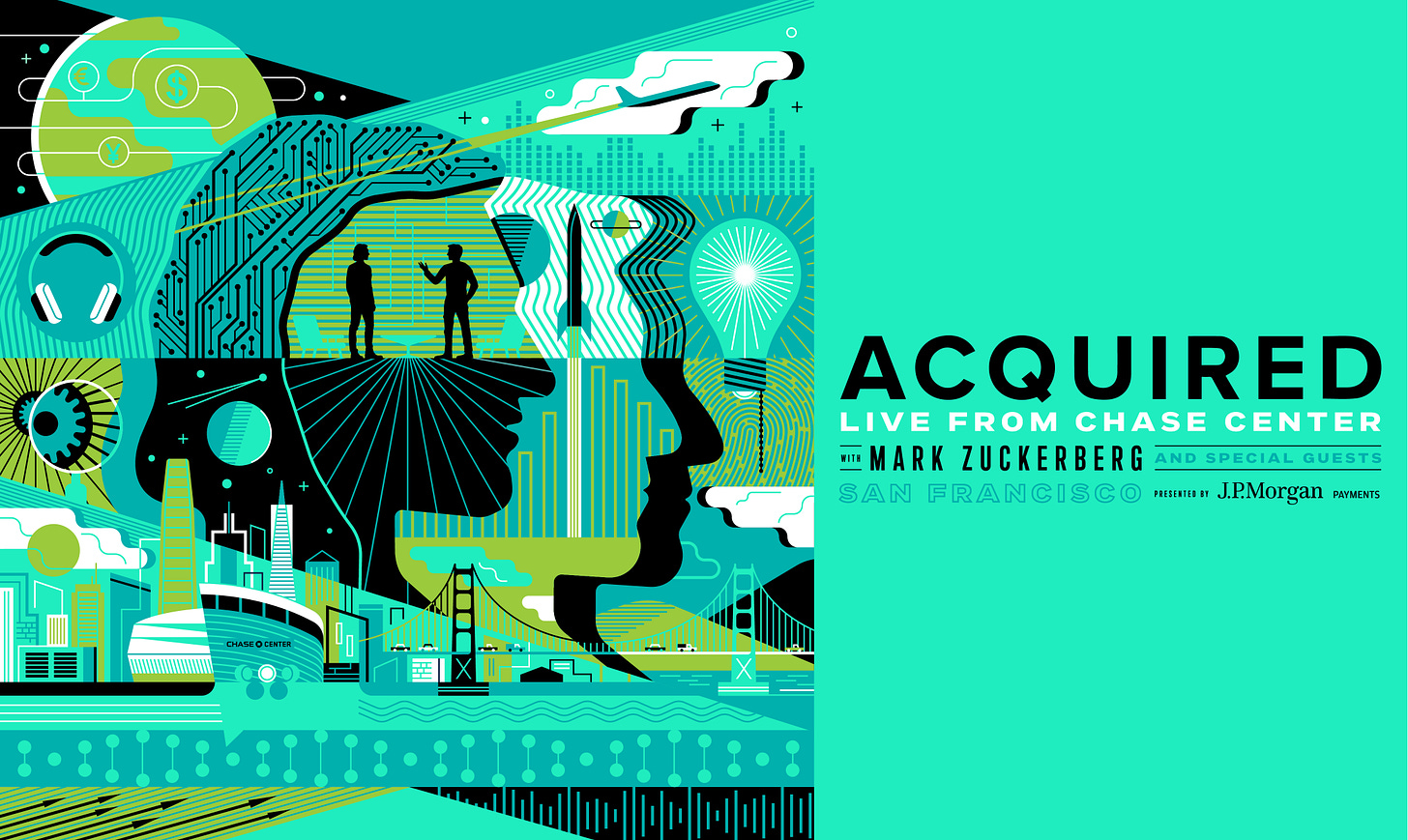 J.P. Morgan Payments Presents: Acquired LIVE is Coming to Chase Center on  Tuesday, Sept. 10, 2024 | Chase Center