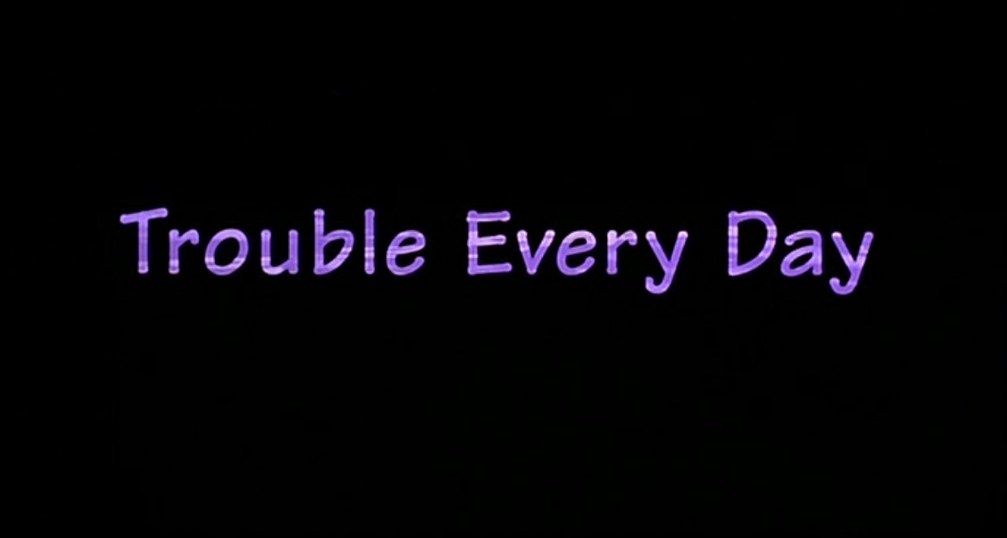 Keva S York on X: "Given Claire Denis' font choice for the opening credits  of Trouble Every Day I just did not expect a film with so much face-eating  https://t.co/jrSdTADh1K" / X