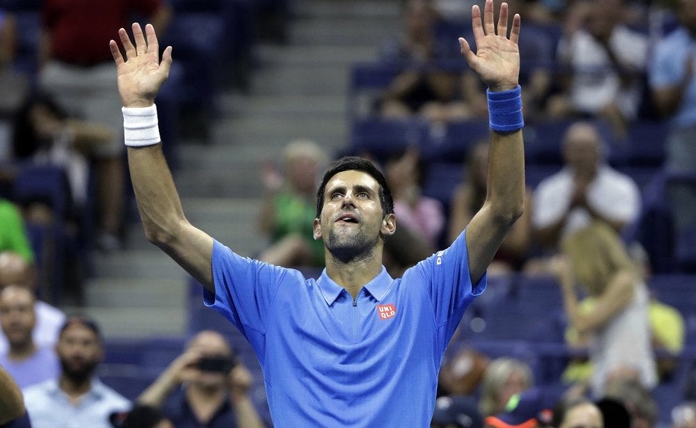 Elbow couldn't keep Novak Djokovic from beating Kyle Edmund: US Open 2016 US Open tennis images