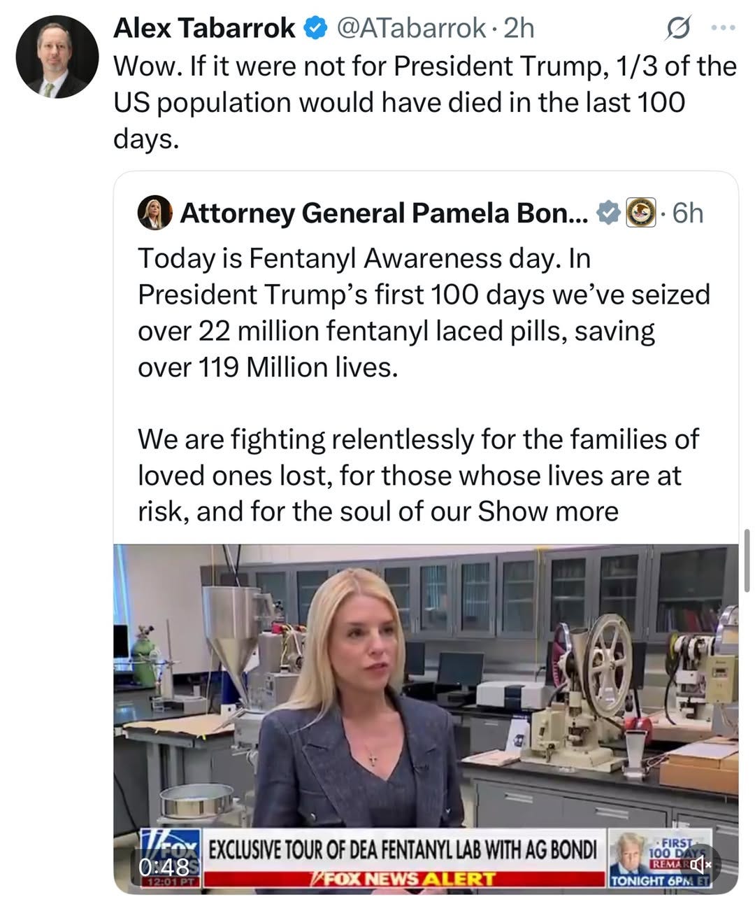 Trump's AG Pam Bondi Makes Hilarious Math Error Trump's AG Pam Bondi Makes Hilarious Math Error