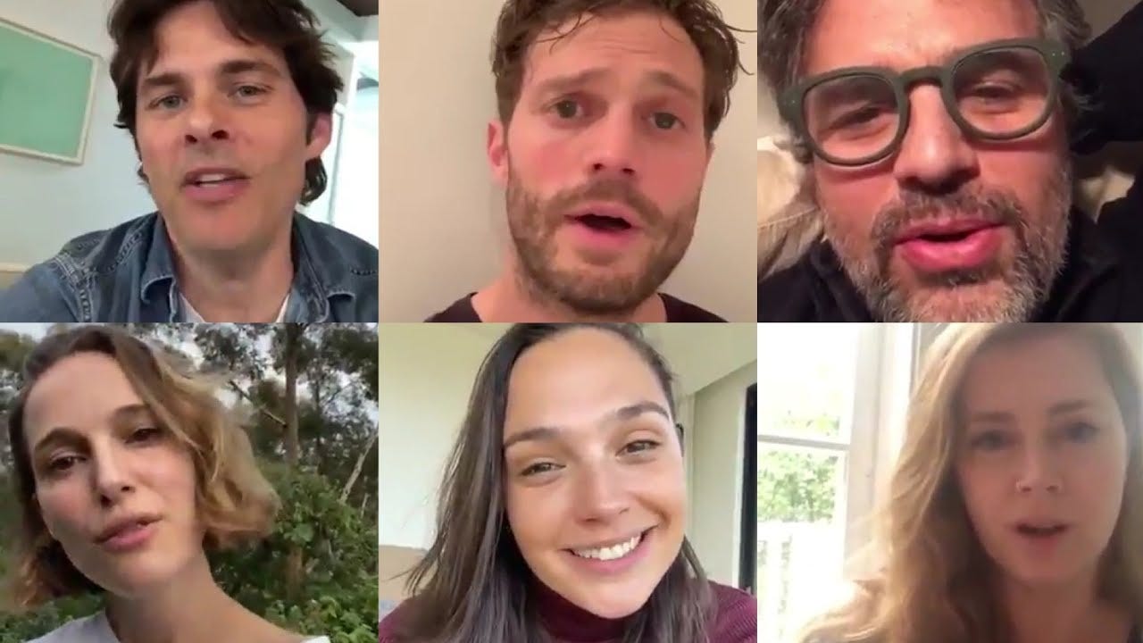 Celebrities sing Imagine on YouTube led by Gal Gadot