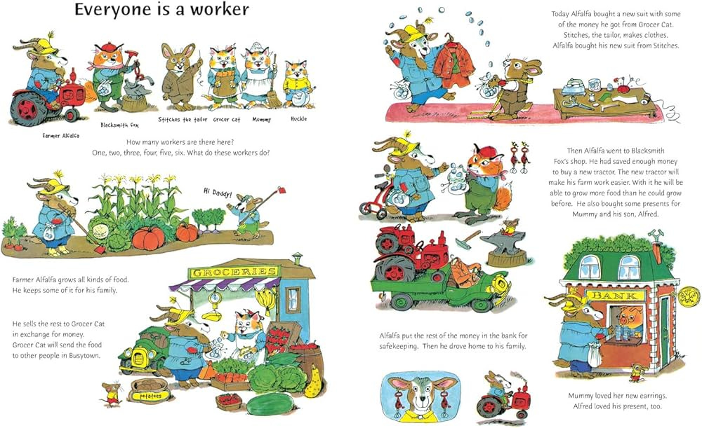 What Do People Do All Day?: Richard Scarry: 9780008665371: Amazon.com: Books