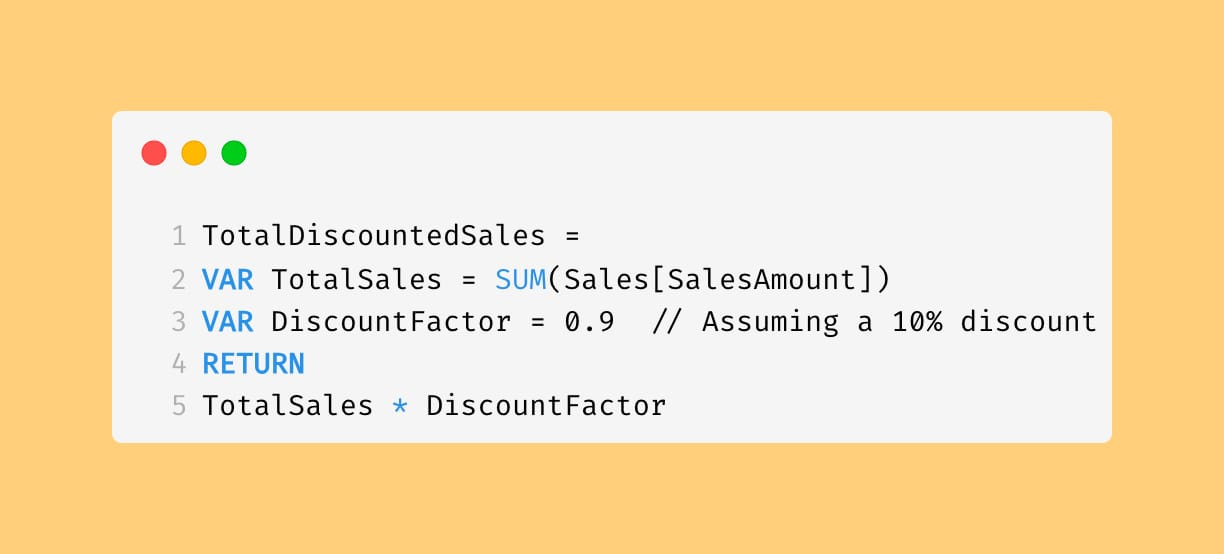 Discounted Sales Calculation