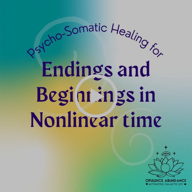 Endings and beginnings in non linear time