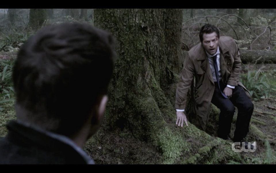 Dean Winchester finds Castiel at portal SPN