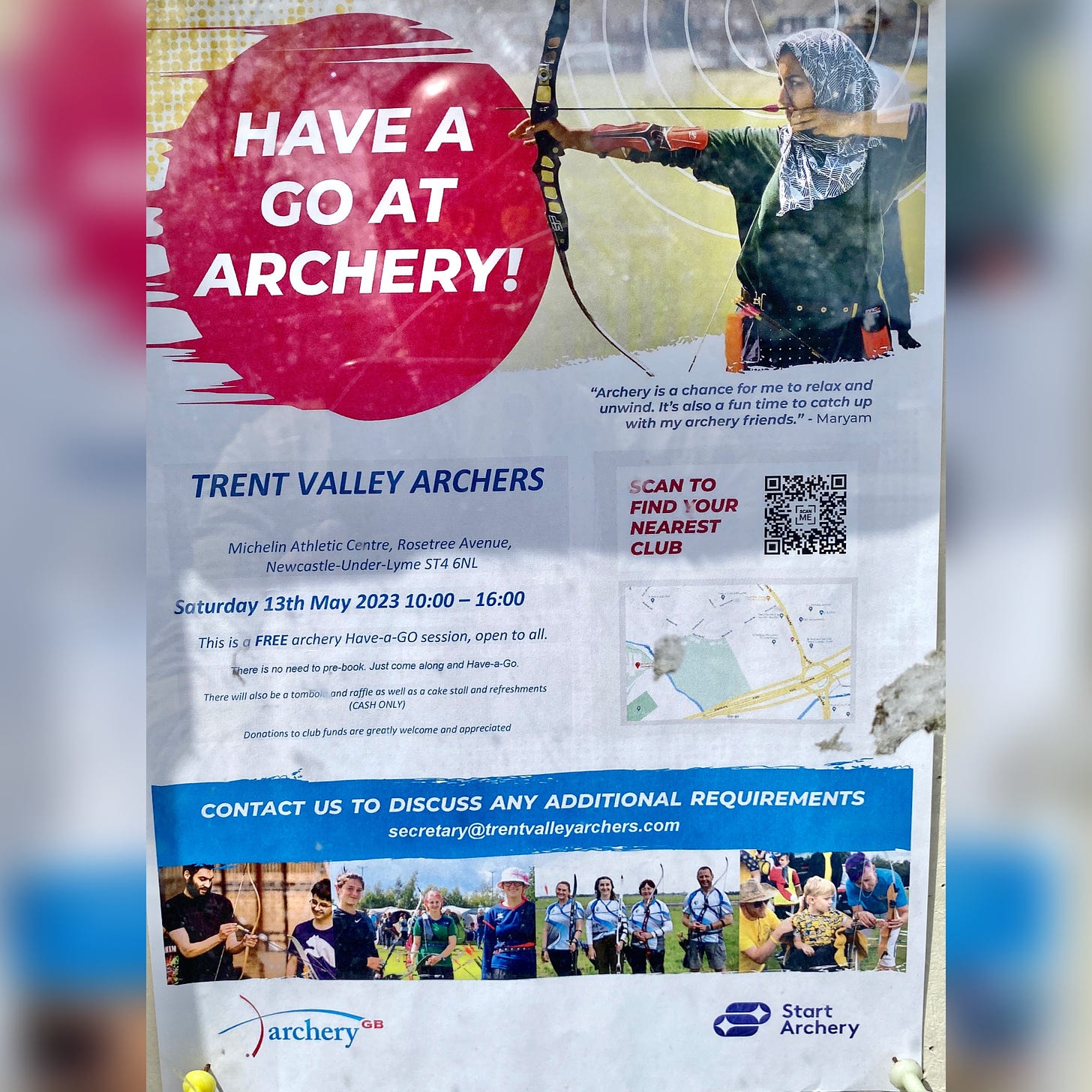 Have a go at archery with Trent Valley Archers