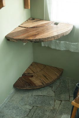 Reclaimed Wood Computer Table