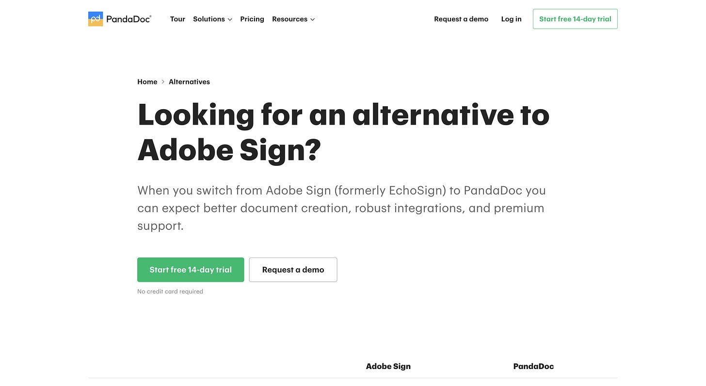 Adobe Sign Alternative