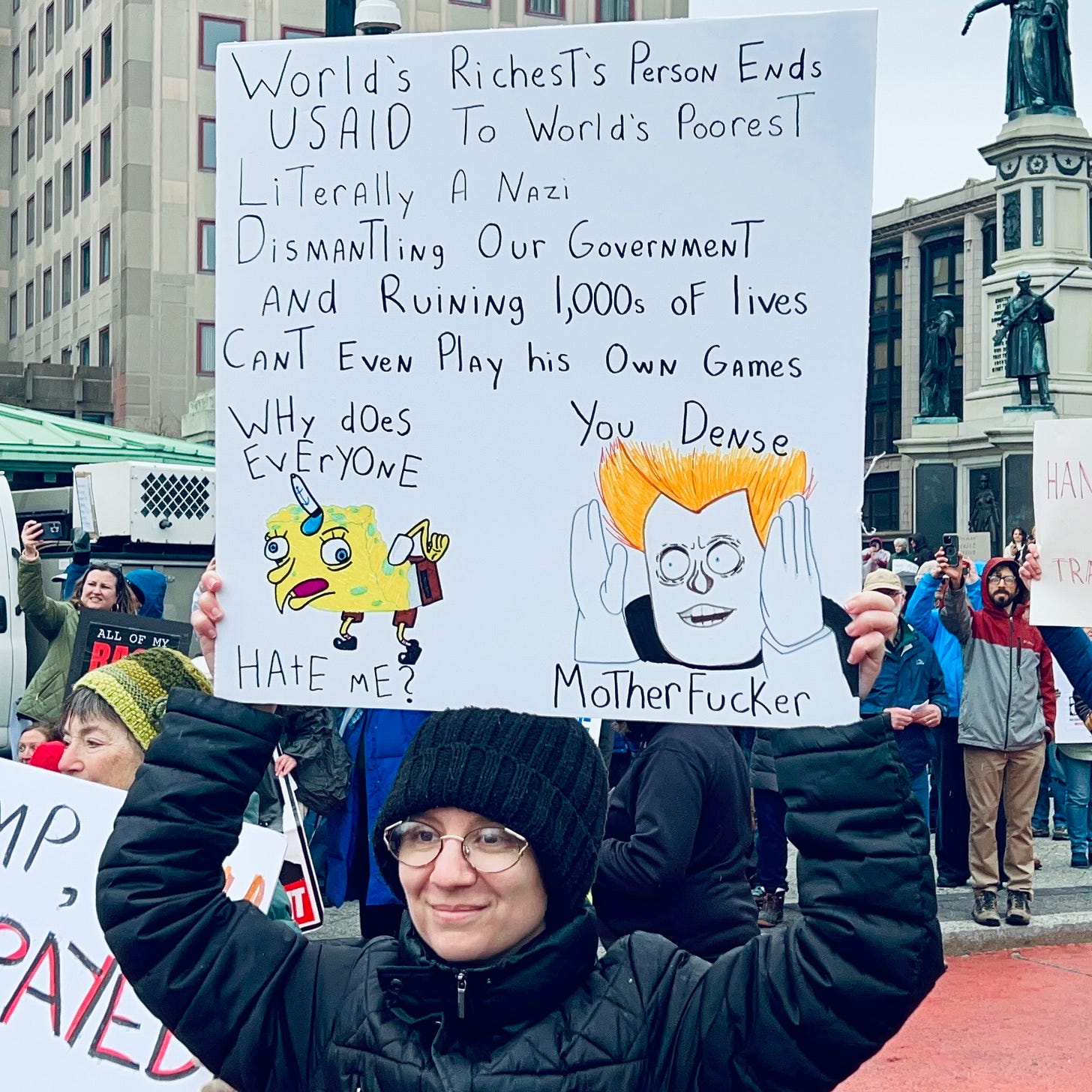 Steve Ahlquist: Thousands take to the streets of Providence to protest the Trump/Musk Administration 31 https%3A%2F%2Fsubstack post media.s3.amazonaws.com%2Fpublic%2Fimages%2F07513ae1 dacd 466f ac9d