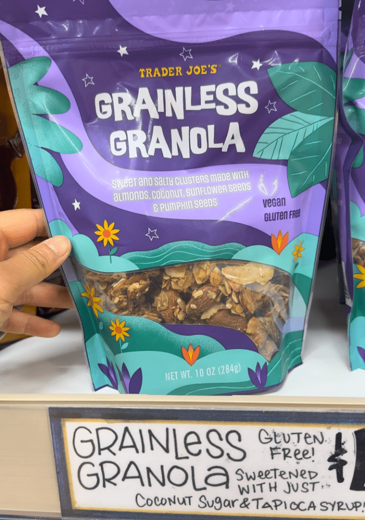 grainless granola at trader joes