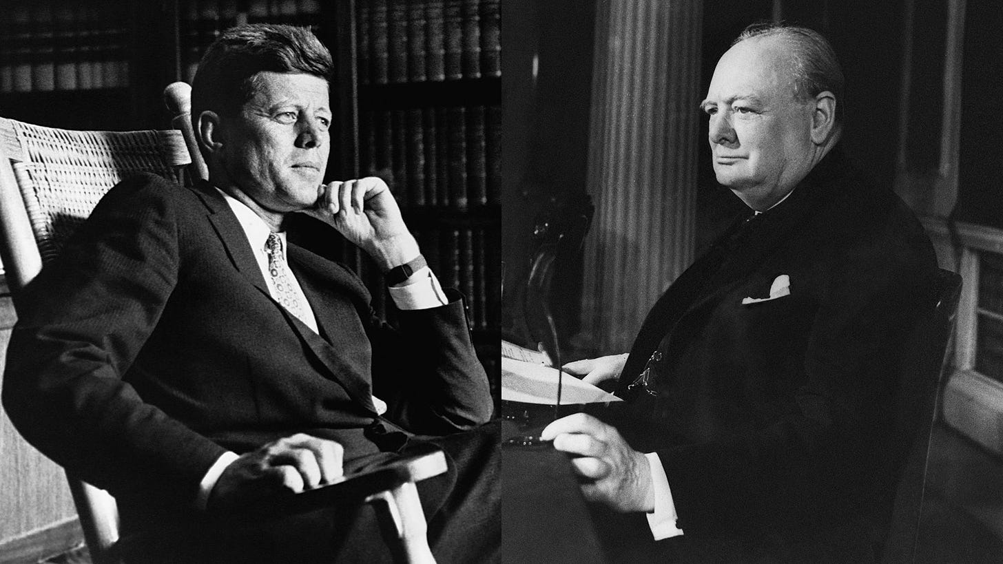 Inside John F. Kennedy's Lifelong Admiration of Winston Churchill