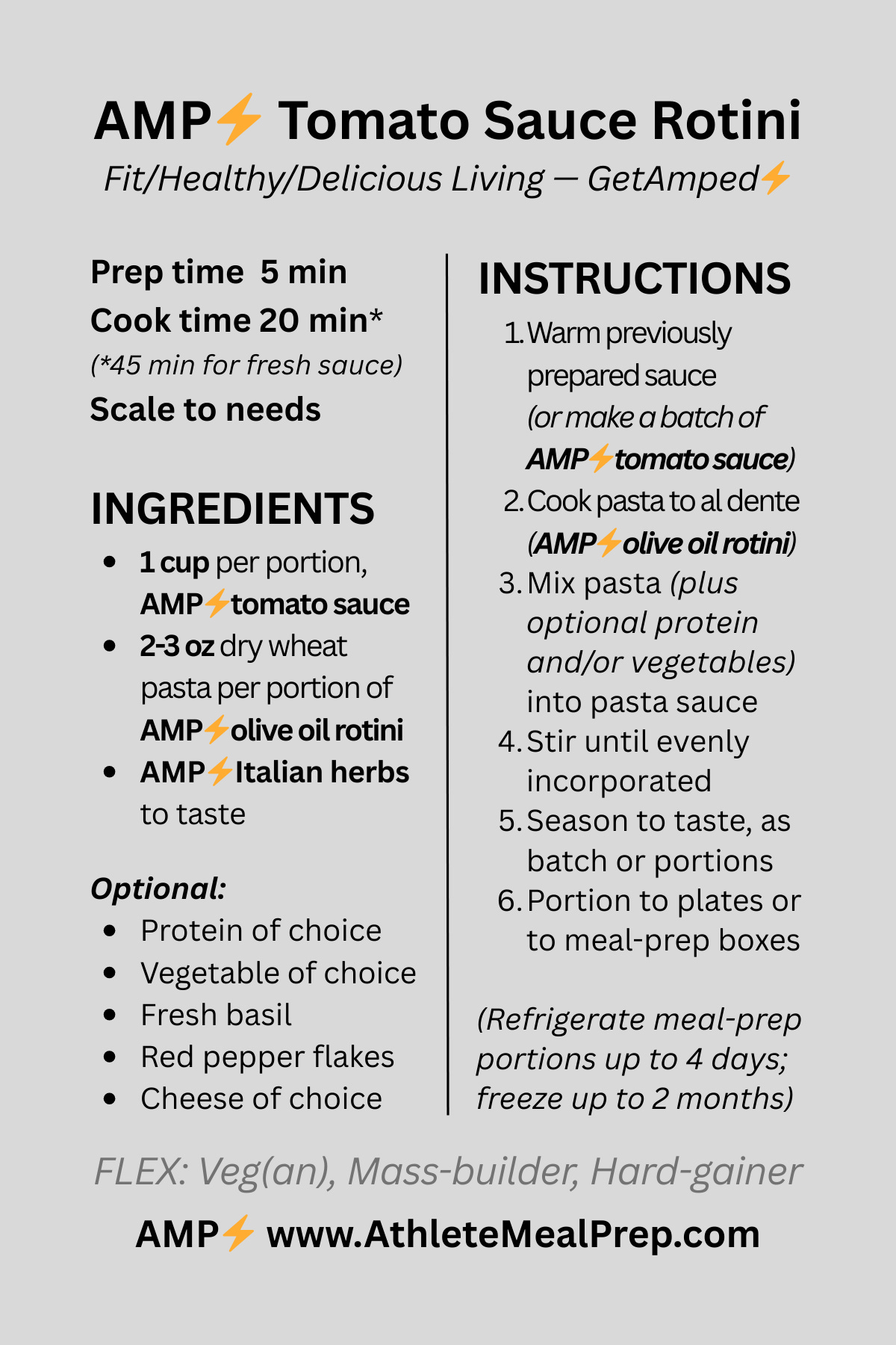 Oven-roasted AMP⚡️ baked tomato sauce with rotini pasta vegetables vegan homemade from scratch with herbs and garlic 