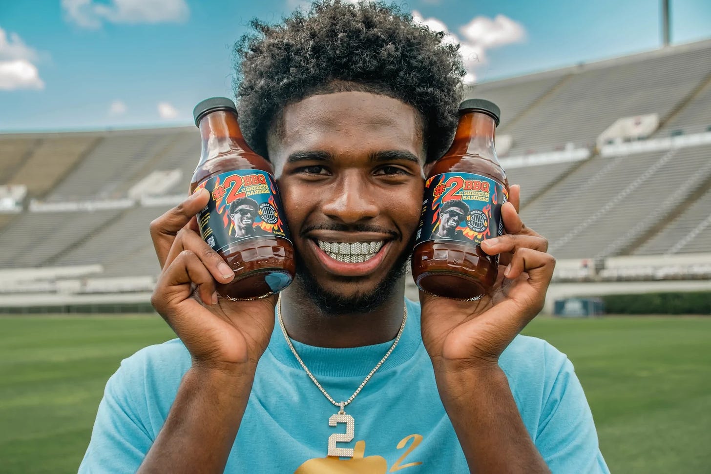 Jackson State QB Shedeur Sanders Launches BBQ Sauce NIL Deal - CookOut News  | Grill Business News, Grill Reviews, Grill Releases