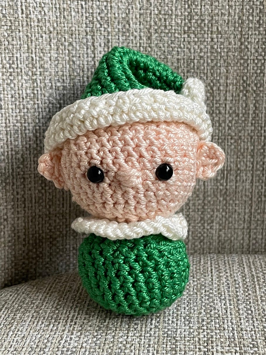 Photo: crochet elf